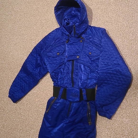 NILS Jackets & Blazers - Vintage NILS Timberline One Piece Electric Blue Ski Suit 10